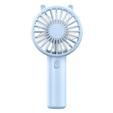Portable Handheld Fan USB Rechargeable 300mAh Eyelash Mute Cooler Pocket Handheld Fan for Desktop Student Dormitory Office