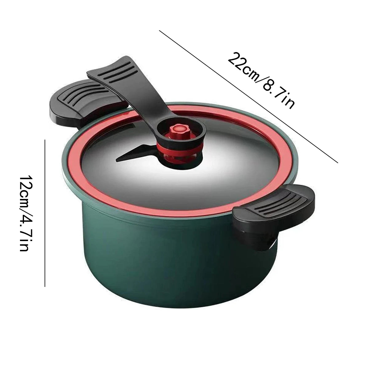 Periuk tekanan serasi periuk tekanan 3.5L berkapasiti besar memasak suhu rendah beras batu periuk tekanan elektrik
