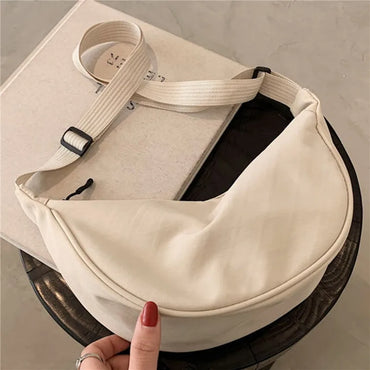 Fashion Nylon Casual Hobos Chest Bag Underarm Bag Crossbody Bag Women Students lightweight Shoulder Bag New dumpling bag