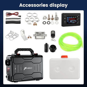 Diesel Air Heater 12V 5KW Adjustable Bluetooth App Remote Control Integrated Parking Heater Machine For Car RV
