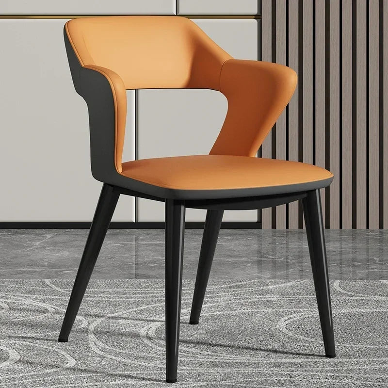 Light Luxury Dining Chairs High-Grade Tea Table Chairs Simple Negotiation Chairs with Backrest Modern Luxury Dining Set