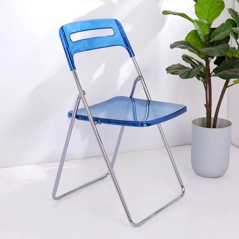 Folding Chairs Minimalist Home Leisure Backrest Chairs Dining Chairs Exhibition Chairs Plastic Training Chairs Dining Chair 2024
