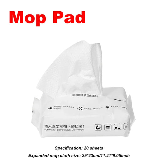 Mop Rata Besar Dengan Teleskopik Pemegang Panjang Pemegang Teleskopik Basuh Percuma Lazy Mop Habuk Kering Basah Mop Untuk Membersihkan Lantai