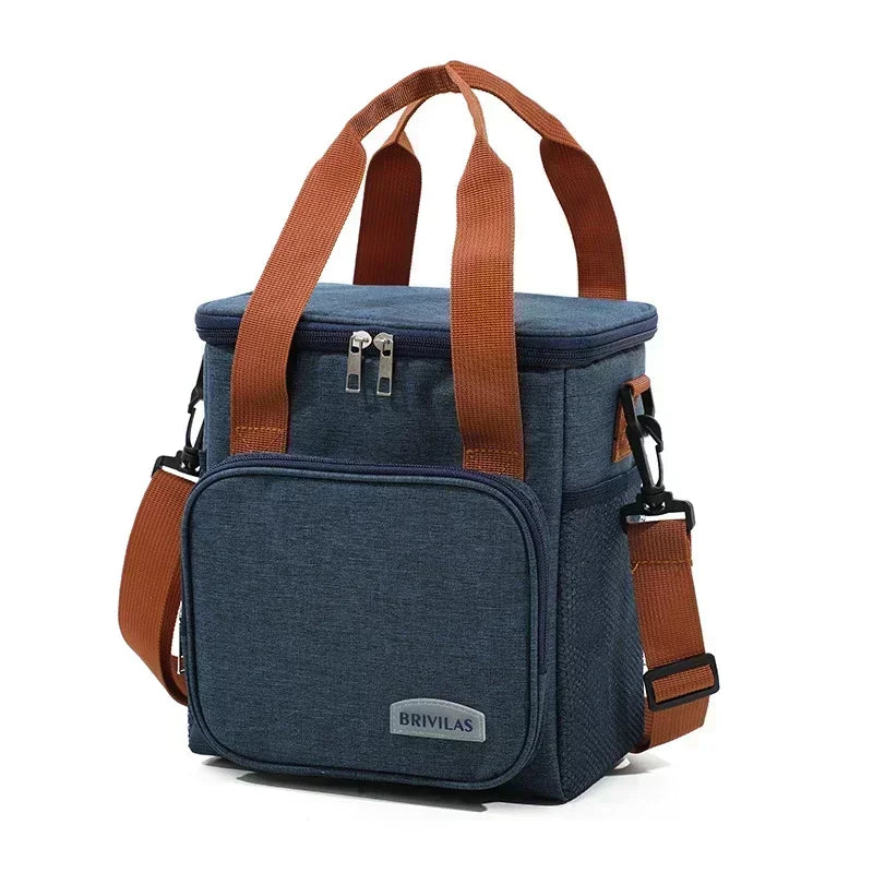 Thermal Lunch Bag Picnic Food Cooler Bags Insulated Case Durable Waterproof Office Bento Lunch Knapsack Lunch Bags for Children