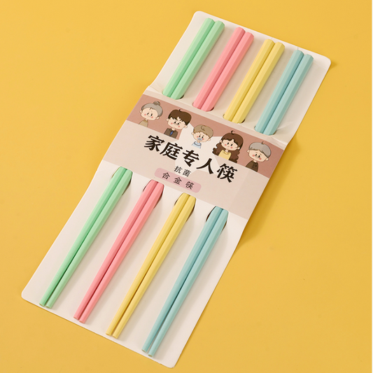 Antibacterial alloy chopsticks