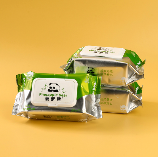 Pineapple Bear Baby Hand Wipes