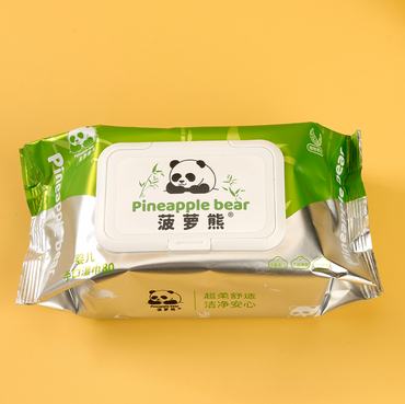 Pineapple Bear Baby Hand Wipes