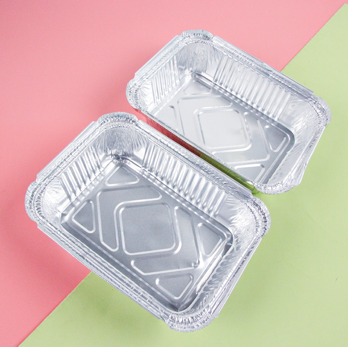Penggoreng Udara Piring Segiempat Kerajang Aluminium