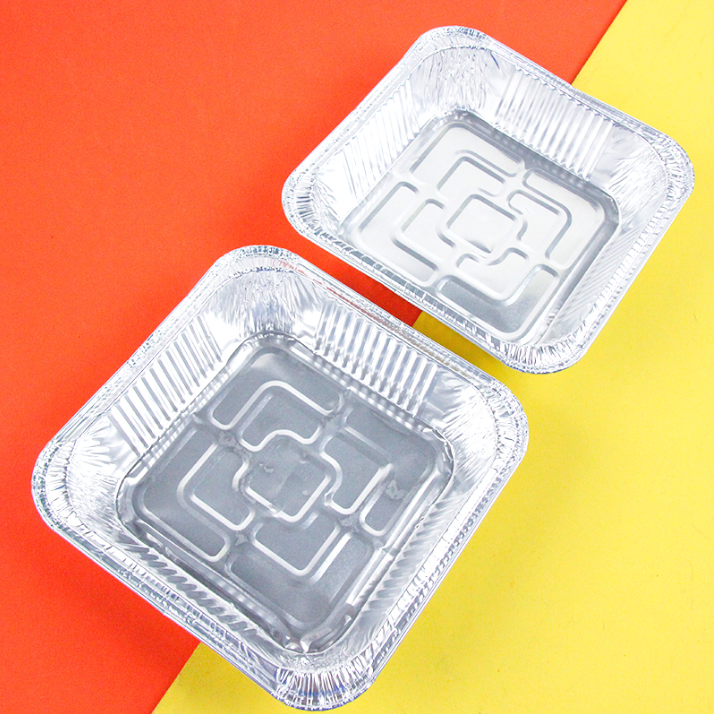 Air Fryer Aluminium Foil Pinggan Persegi