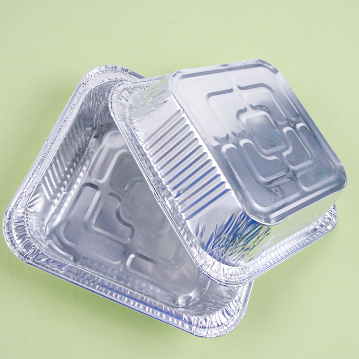 Air Fryer Aluminium Foil Pinggan Persegi