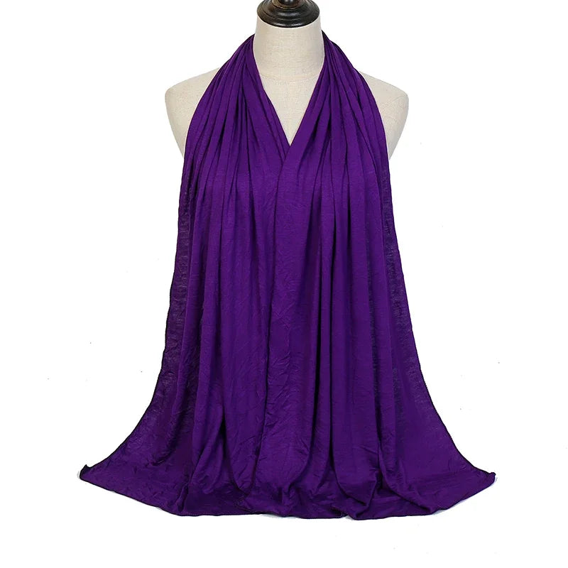 Tudung Tudung PolyesterJersey Untuk Muslimah Selendang Selendang Mudah Melar Tudung Modal Tudung Tudung Tudung Wanita Afrika Serban