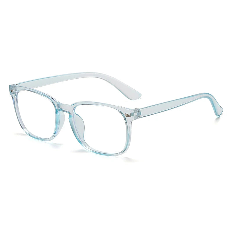 Fashion Glasses Women Square Frames Retro Eyeglasses Frame Trend Flat Eyeglasses Women Simple Anti Blue Light Computer Eyewear