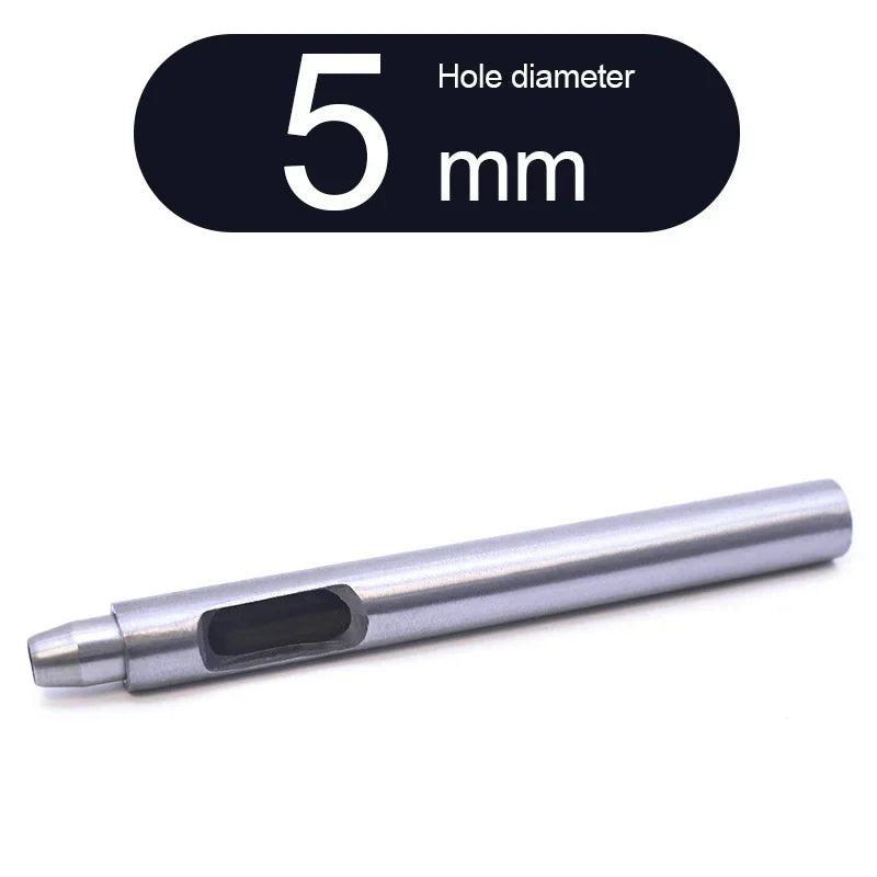 0.5-20mm High Quality Leather Craft Hole Punching Tool Round Steel Knife Cut for Belts Paper Bag Metal Gaskets Plastic Puncher
