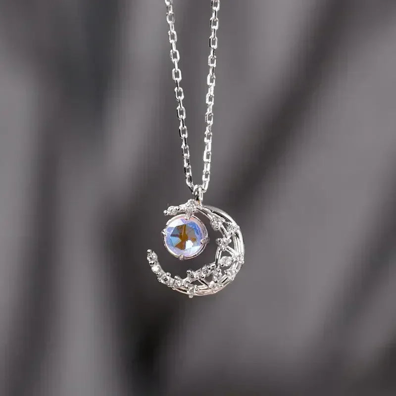 Fesyen Wanita Kristal Zirkon Loket Kalung untuk Wanita Gadis Kristal Rantai Kalung Perhiasan Pesta Punk Kalung rama-rama