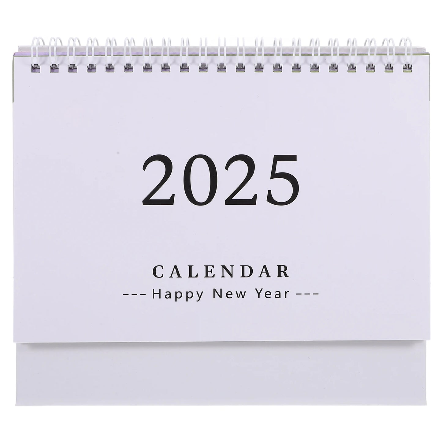 24 25 Kalendar Meja Bulanan 2025 Perancang Desktop Pejabat Hiasan Berdiri Mini