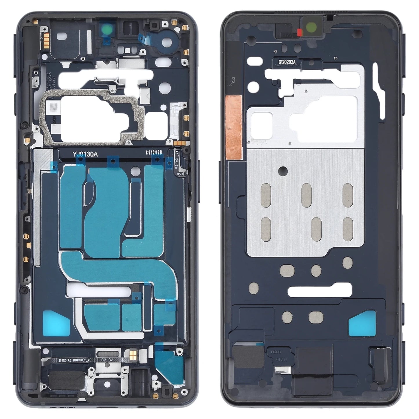 Plat Bezel Bingkai LCD Perumahan Depan untuk Xiaomi Black Shark 4 / Black Shark 4 Pro SHARK PRS-H0, SHARK PRS-A0