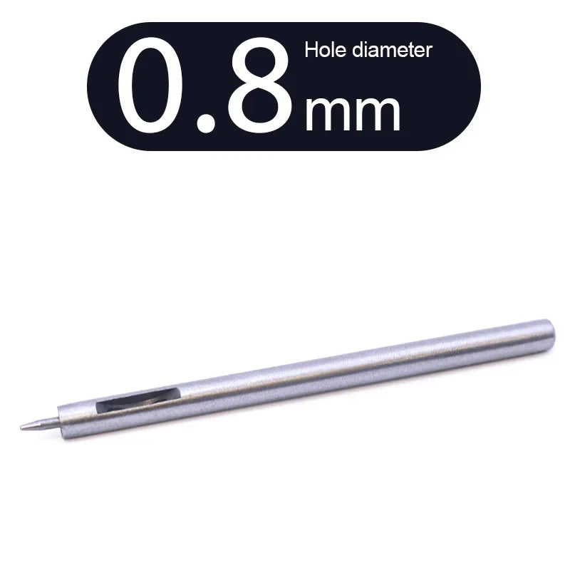 0.5-20mm High Quality Leather Craft Hole Punching Tool Round Steel Knife Cut for Belts Paper Bag Metal Gaskets Plastic Puncher