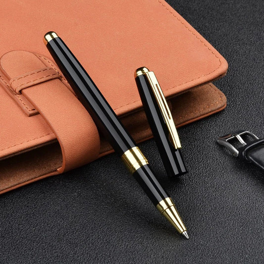 Pen Gel Logam Isi Semula Boleh Diganti High-end Metal Business Signature Pen Office Menulis Pen Ballpoint Menulis Hadiah Alat Tulis