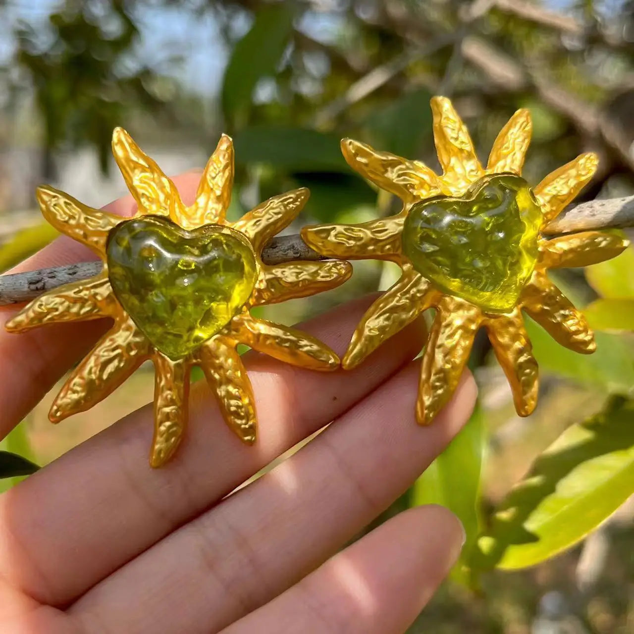 Anting Titisan Air Resin Baharu untuk Barang Kemas Kasual Parti Wanita