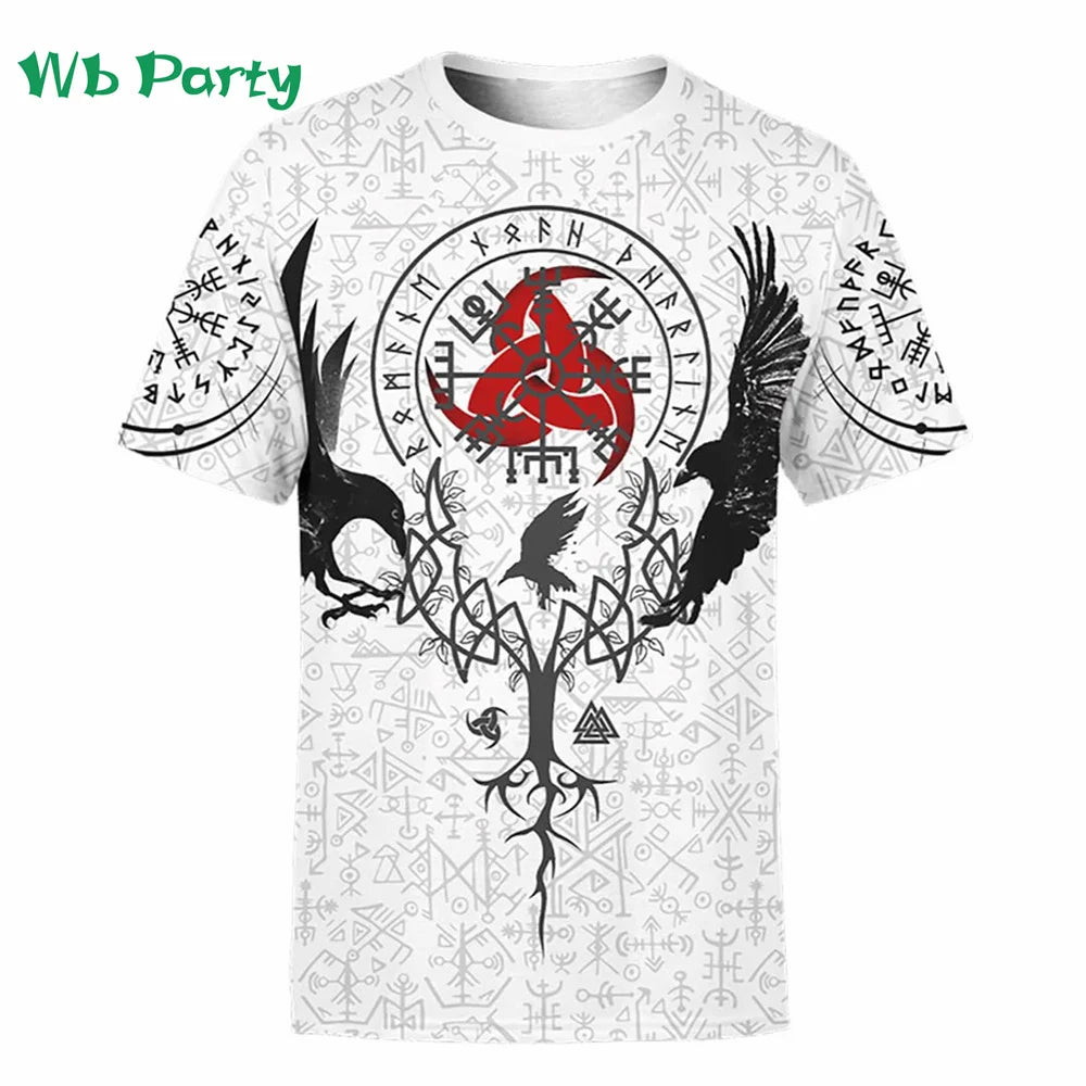 Baju T Corak Bertema Aztec Cetakan 3D Kemeja Mampatan Lengan Pendek Tee Musim Panas Lelaki Baju T Musim Panas Cetak Vintaj Atasan Pakaian Lelaki