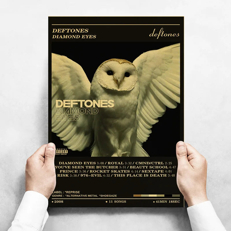 Mitski Drake Deftones Band Girl Lovers Poster Album Muzik EstetikRapper Kanvas Lukisan Poster Hiasan Dinding Bilik untuk Dinding