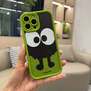 Big Eye Eggette Soft Silicone Phone Case For iPhone 11 12 13 14 15 Pro Max 11 12 13 14 Pro 14 15 Plus Cover