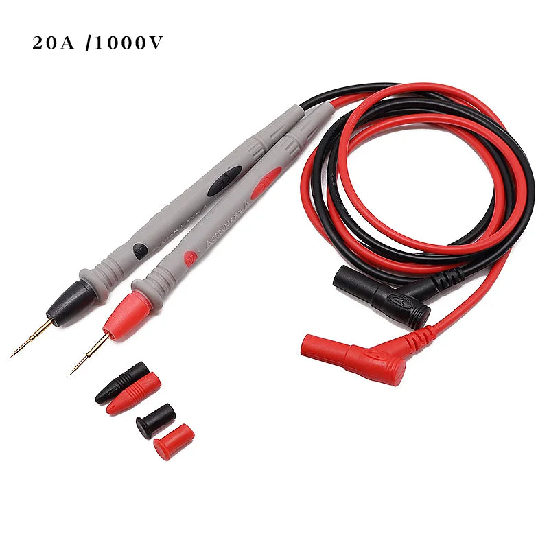 20A 1000V Probe Test Leads Pin for Digital Multimeter Needle Tip Multi Meter Tester Lead Probe Wire Pen Cable