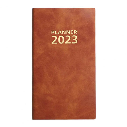 Agenda Notebook Useful English Content Minimalist Design Portable A6 Agenda Planner Office Notebook for Journal