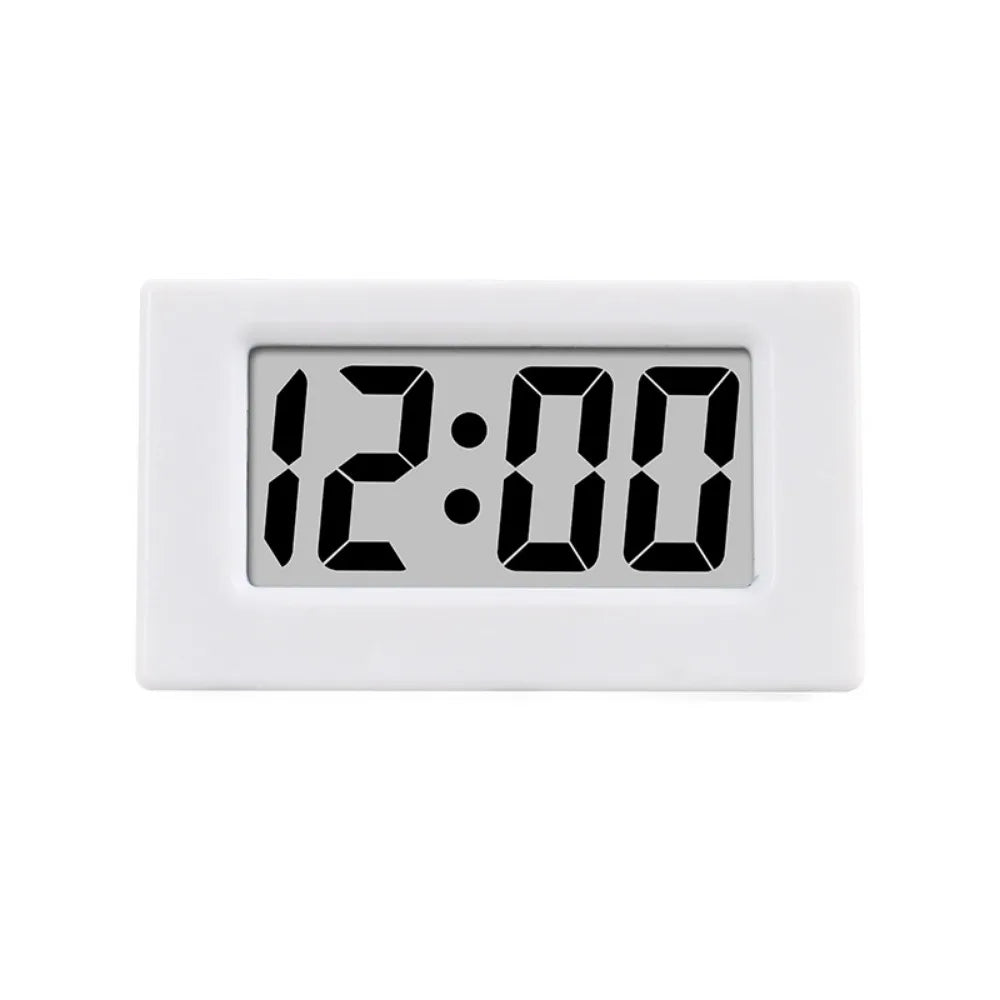 Jam kereta mini jam elektronik jam sisi katil jam hadiah jam segi tiga kecil desktop mini jam meja kecil mudah alih