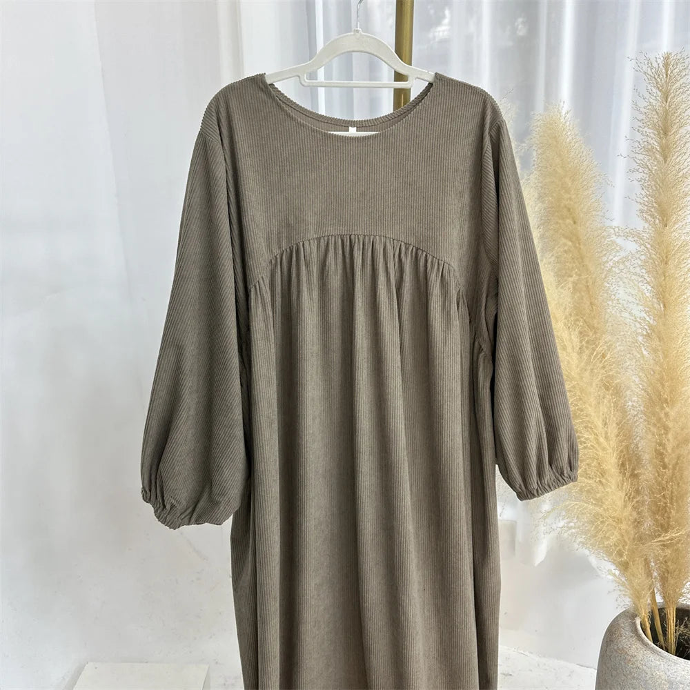 Abaya Doa Musim Dingin untuk Wanita Muslim Islam Abaya Ramadan Eid Gaun Afrika Dubai mewah Jubah Kaftan kaftan marocain femme