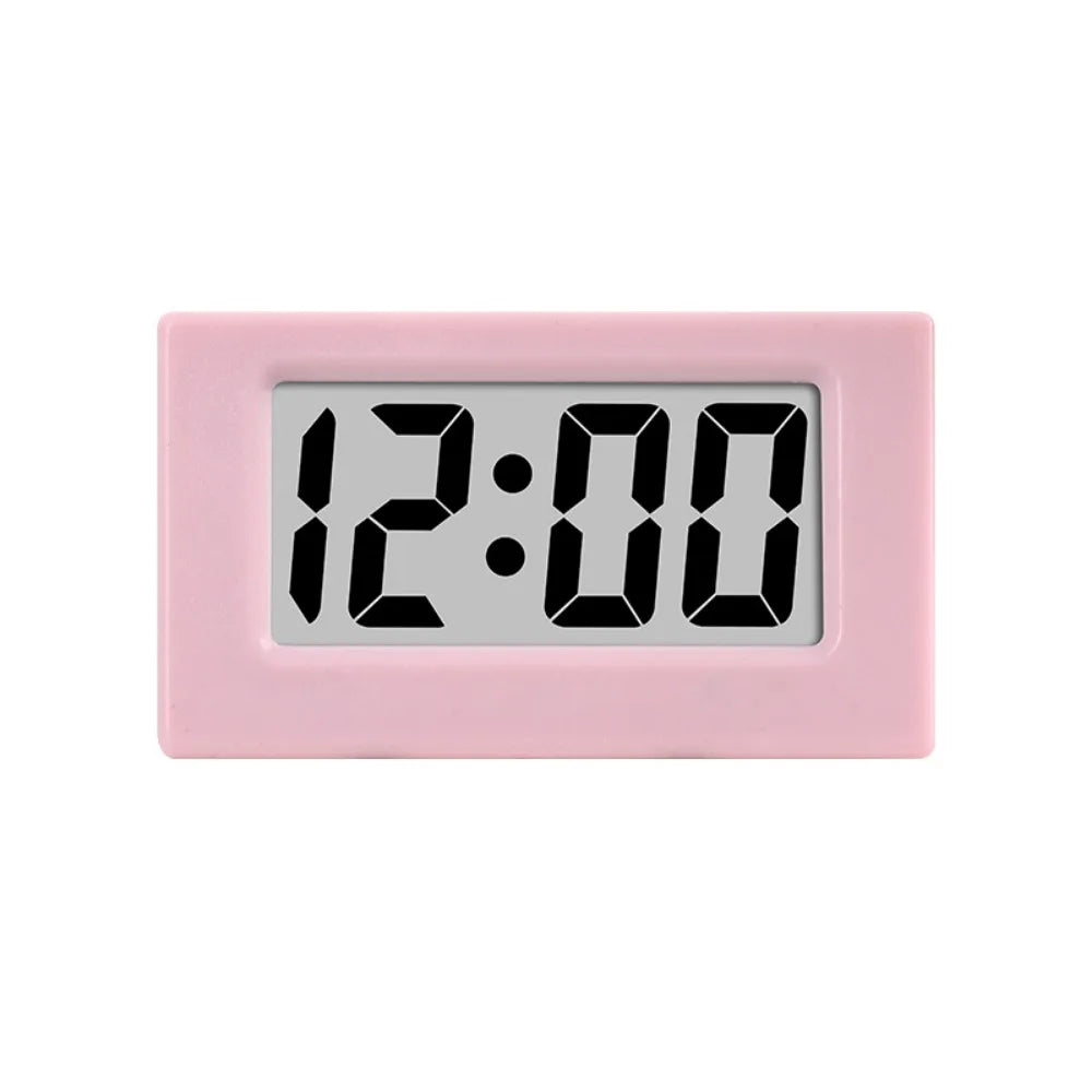 Jam kereta mini jam elektronik jam sisi katil jam hadiah jam segi tiga kecil desktop mini jam meja kecil mudah alih