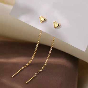 Anting-anting Panjang Rumbai Kupu-kupu Mutiara Kristal Biru Berlebihan Untuk Wanita Anting-anting Fesyen Korea Hadiah Barang Kemas Hari Lahir Harian