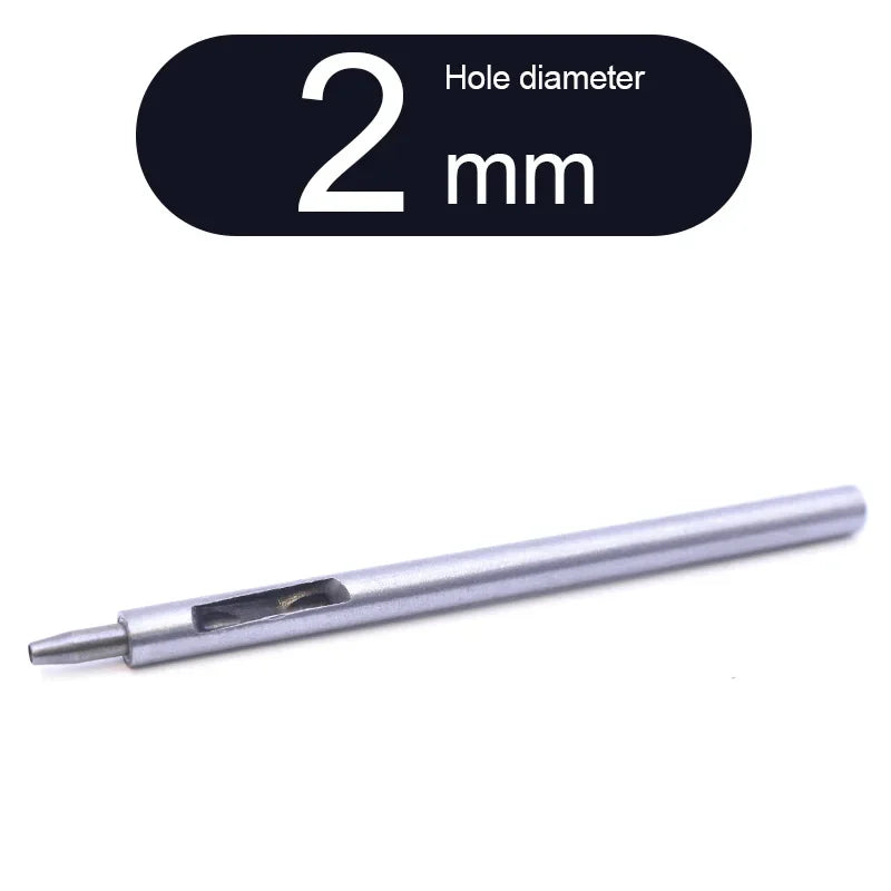 0.5-20mm High Quality Leather Craft Hole Punching Tool Round Steel Knife Cut for Belts Paper Bag Metal Gaskets Plastic Puncher