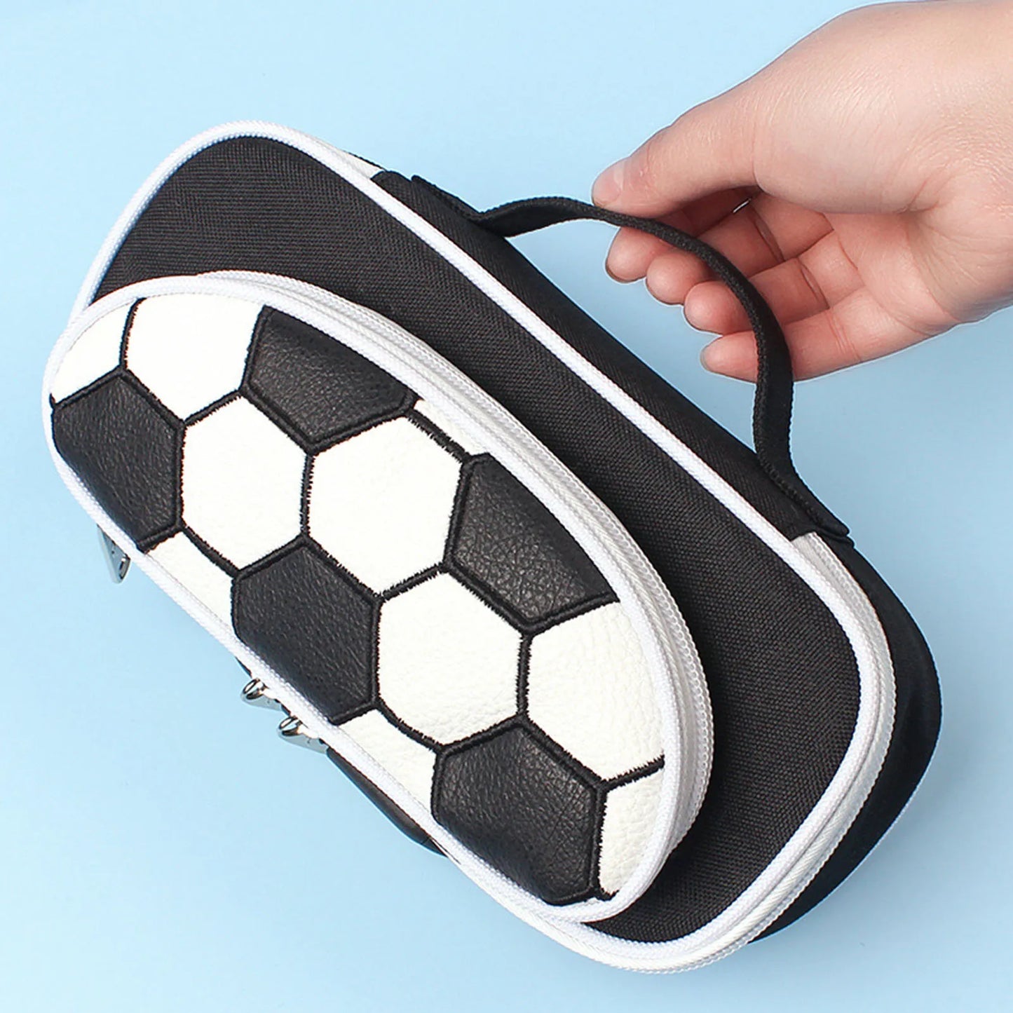 Pencil Case With Handle Waterproof For Travel