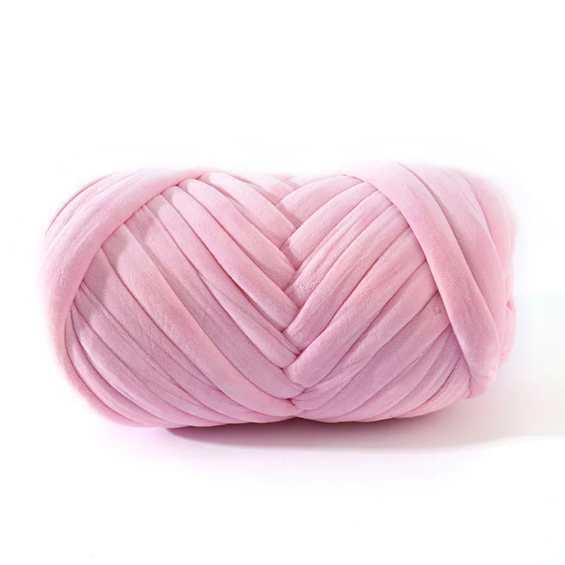 500g Super Velvet Chunky Yarn Thick Bulky Giant Thread White Bag for Hand Knitting DIY Arm Soft Big Blanket Carpet