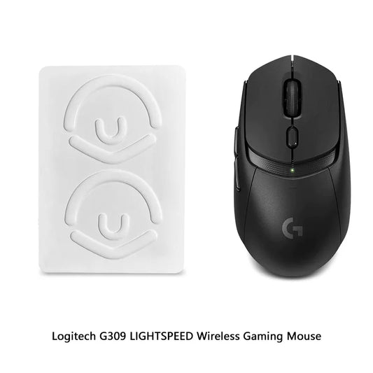 KNGFUMEC 2 Set Mouse Skates Feet PRO Gaming Mouse Meluncur untuk Logitech G309 LIGHTSPEED Wireless Gaming Mouse