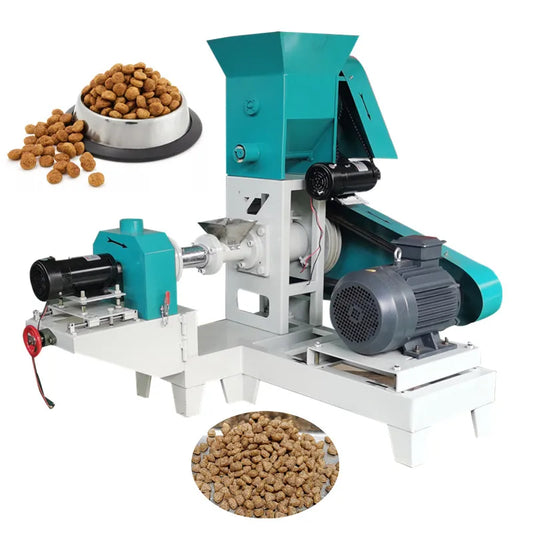 Poultry Animal Feed Manufacturing Making Production Line Floating Fish Feed Pellet Mill Machine