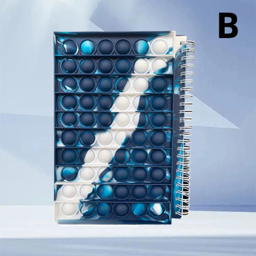 Buku Nota Gelembung A5 Panas Sarung Silikon Pad Notebook Penyahmampatan Buku Nota Alat Tulis Sekolah Cute Hadiah Bekalan Pejabat untuk Pelajar