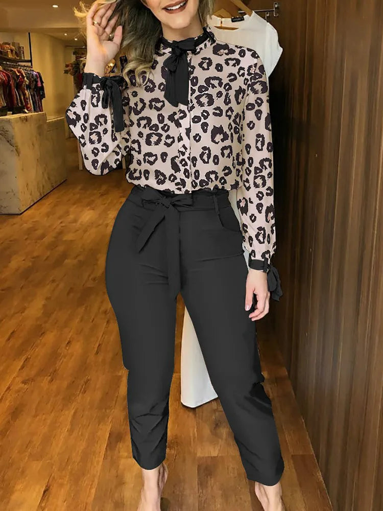 Set Seluar Rekaan Atas & Poket Cetak Titik