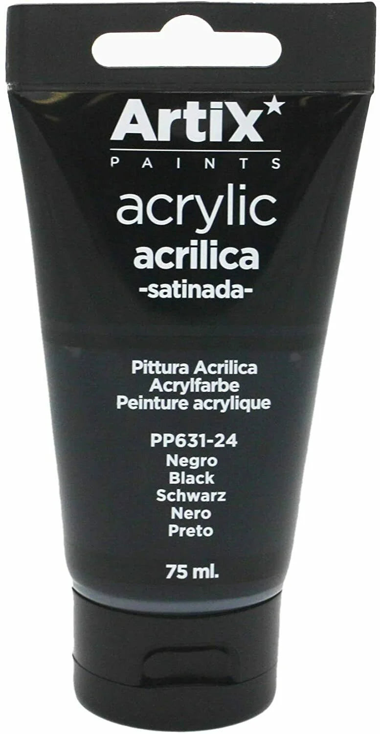 Pinturas Acrílicas untuk Manualidades y Uso Profesional, Colores, 75ML