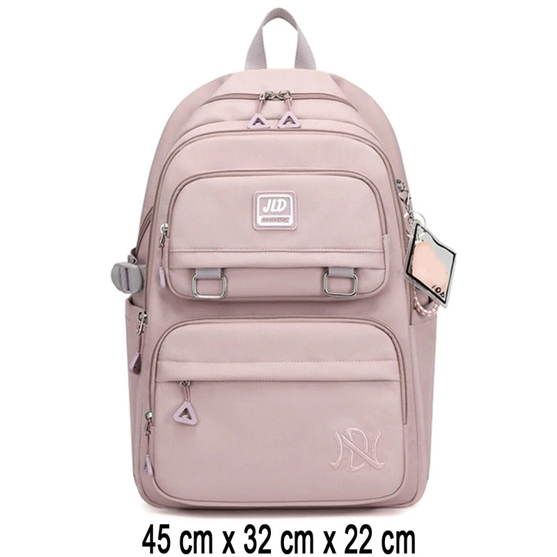 Beg sekolah kanak-kanak perempuan beg sekolah beg belakang merah jambu untuk kanak-kanak kanak-kanak remaja beg sekolah rendah Kawaii comel kalis air kit kelas kecil