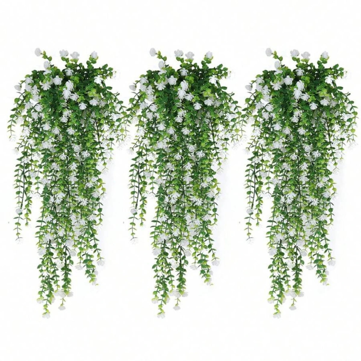 3pcs Artificial Flower Ivy Vines Realistic Hanging Plants Ivy Artificial Plants Room Home Decor Party Wedding Garden Decoration