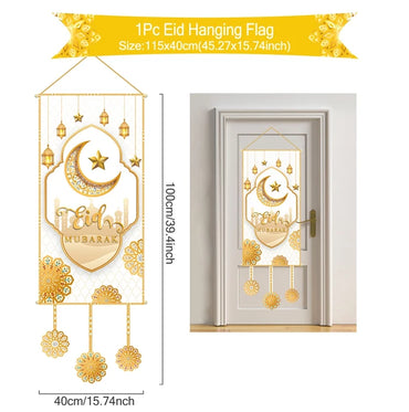 Eid Mubarak Banners Ramadan Kareem Decoration 2025 For Home Islamic Muslim Party Festival Eid Al-Fitr Party Supplies Favors Gift