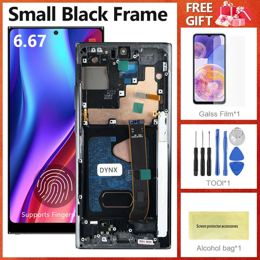 Dynamic AMOLED Display Touch Screen for Samsung Note 20 Ultra LCD N985F N986B for Samsung Note 20 Ultra 5G Digitizer Assembly
