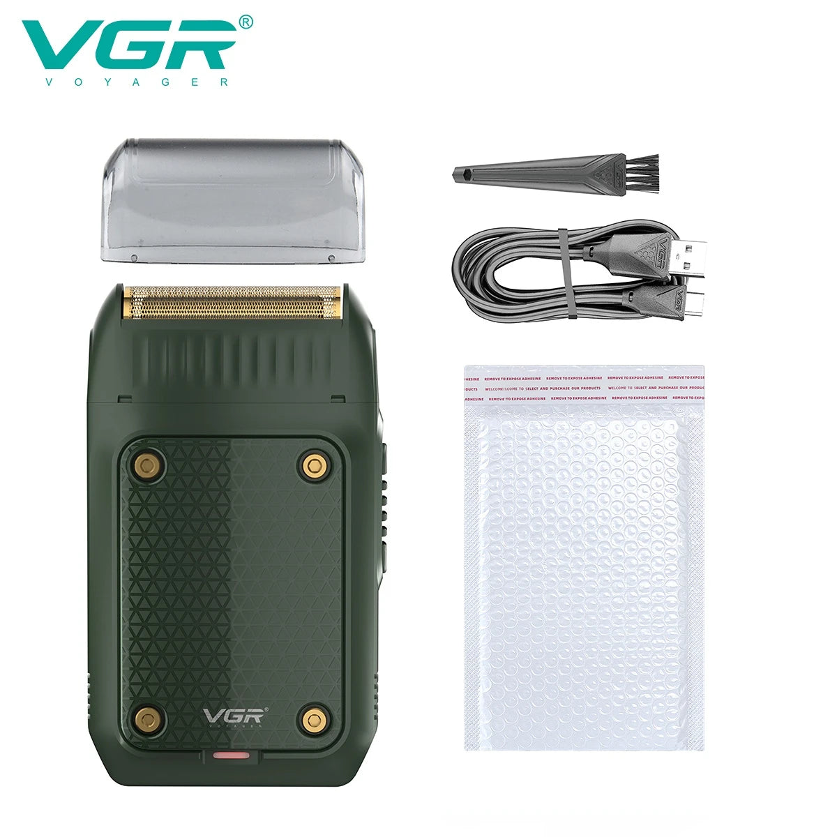 VGR Razor Pencukur Elektrik Pencukur Rambut Profesional Pemangkas Rambut Boleh Dicas Semula Pemangkas Janggut Mudah Alih Pencukur Rambut Mini untuk Lelaki V-353