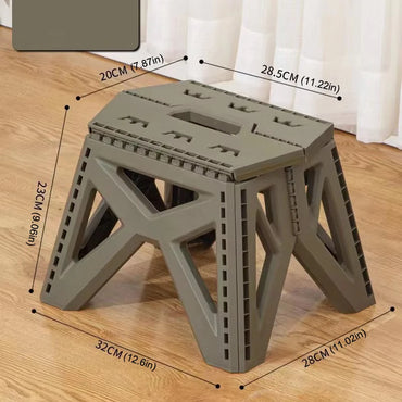 Camping Chair Portable Plastic Low Stool Thickened Foldable Chair Outdoor Fishing Camping Chairs Beach Chairs Outdoor Furniture