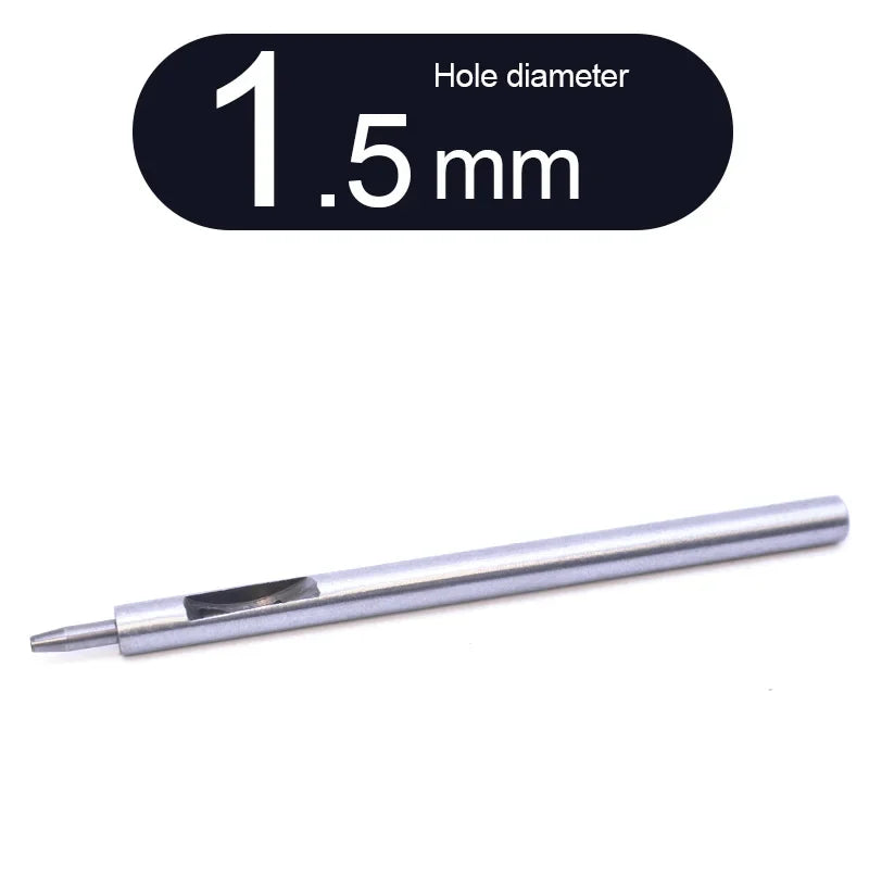 0.5-20mm High Quality Leather Craft Hole Punching Tool Round Steel Knife Cut for Belts Paper Bag Metal Gaskets Plastic Puncher