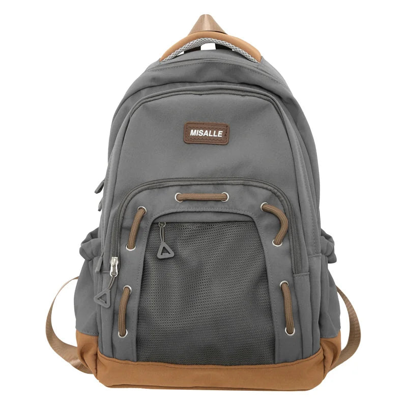 Fashion Backpack Women Large Capacity Waterproof Laptop Backpack Unisex College School Bags Trendy Cool Netbag Travel Book Bags