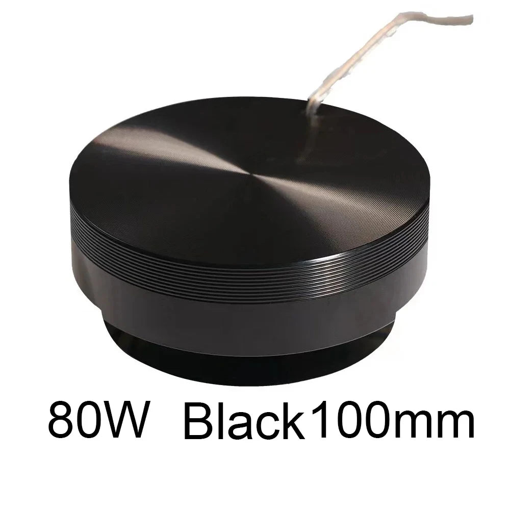 100/75/65MM Pembesar Suara Getaran Julat Penuh Pembesar Suara Audio Resonans Mudah Alih 40 50 80W Anti-jiran Bass Woofer Vibrator