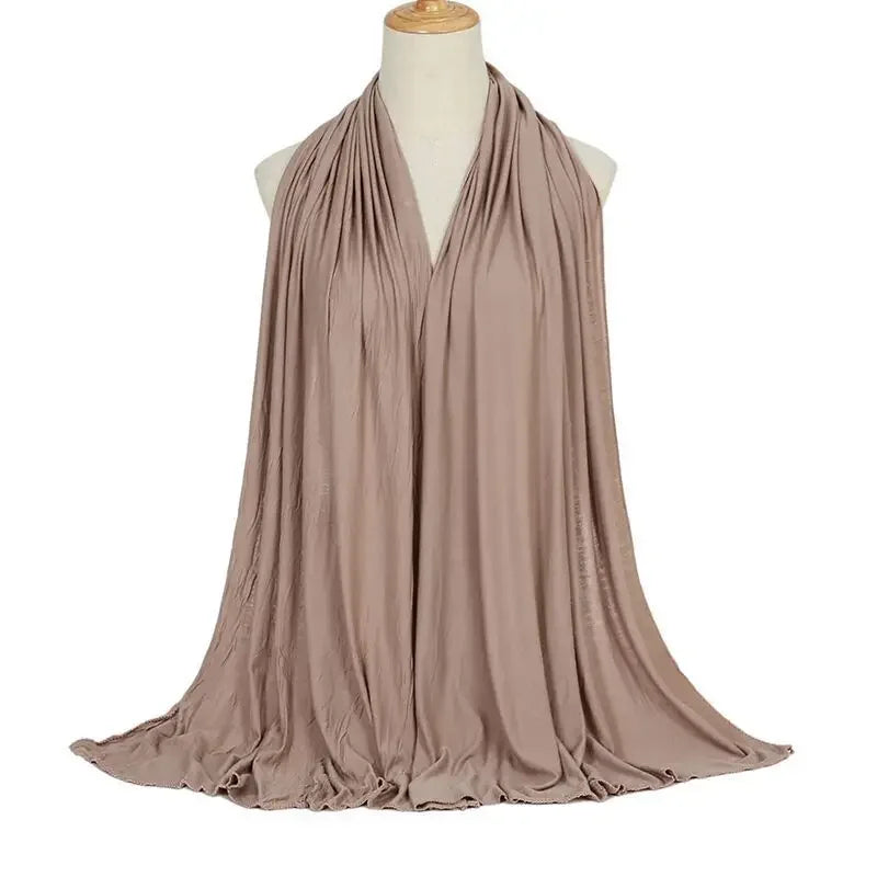 Tudung Tudung PolyesterJersey Untuk Muslimah Selendang Selendang Mudah Melar Tudung Modal Tudung Tudung Tudung Wanita Afrika Serban